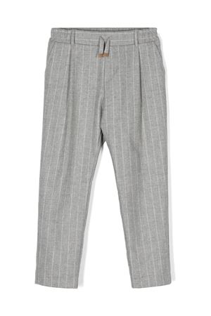 pantalone in viscosa grigio ELEVENTY KIDS | EV6P50I0236912